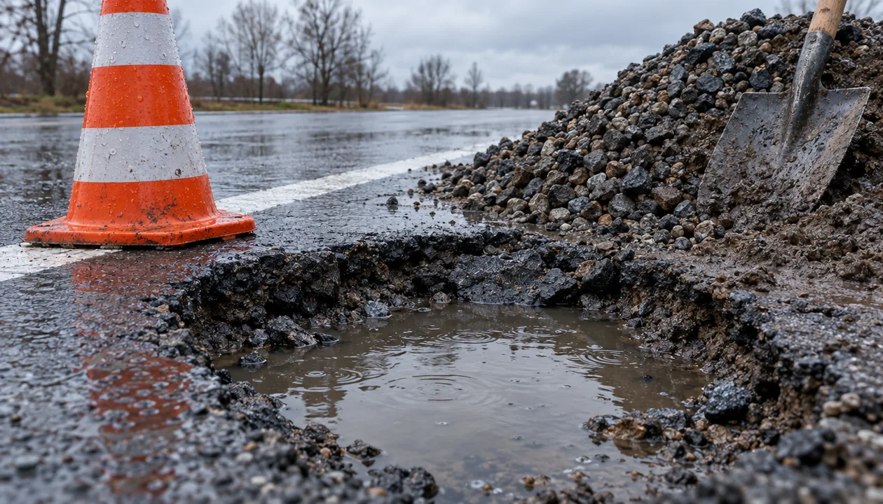 Яма во дворе после дождя: что закупить и как закрыть участок